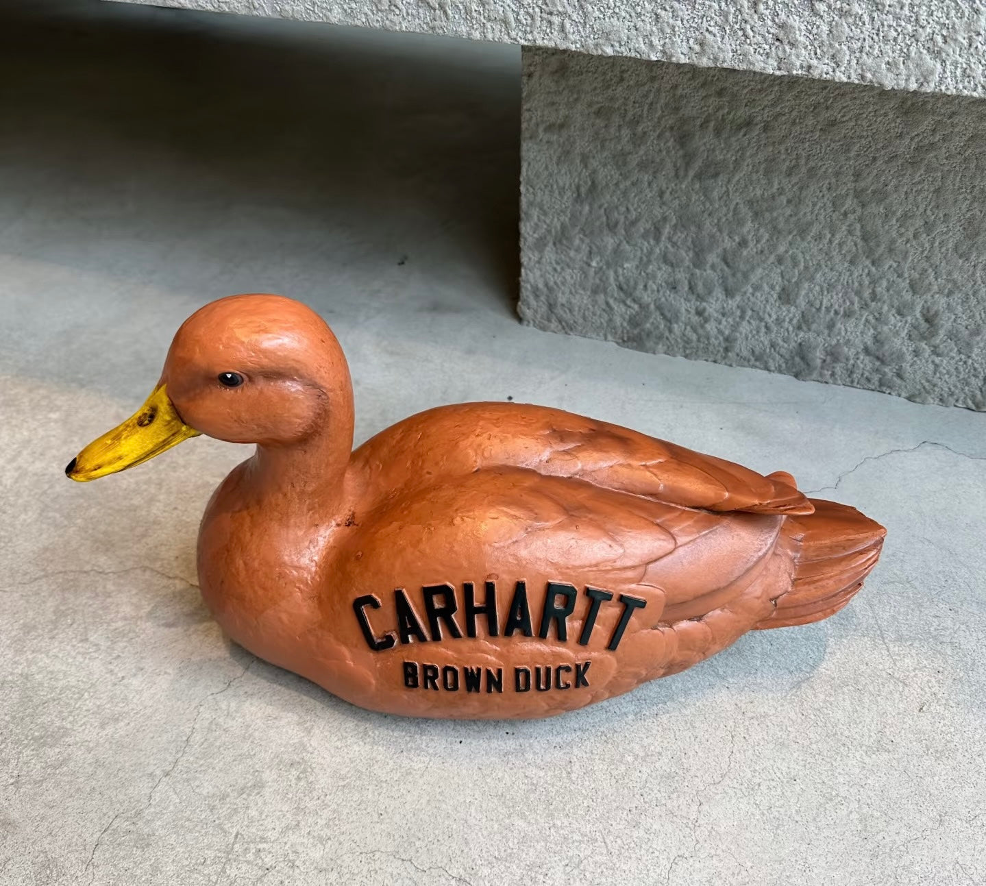 Carhartt WIP Brown Resin Duck Sculpture