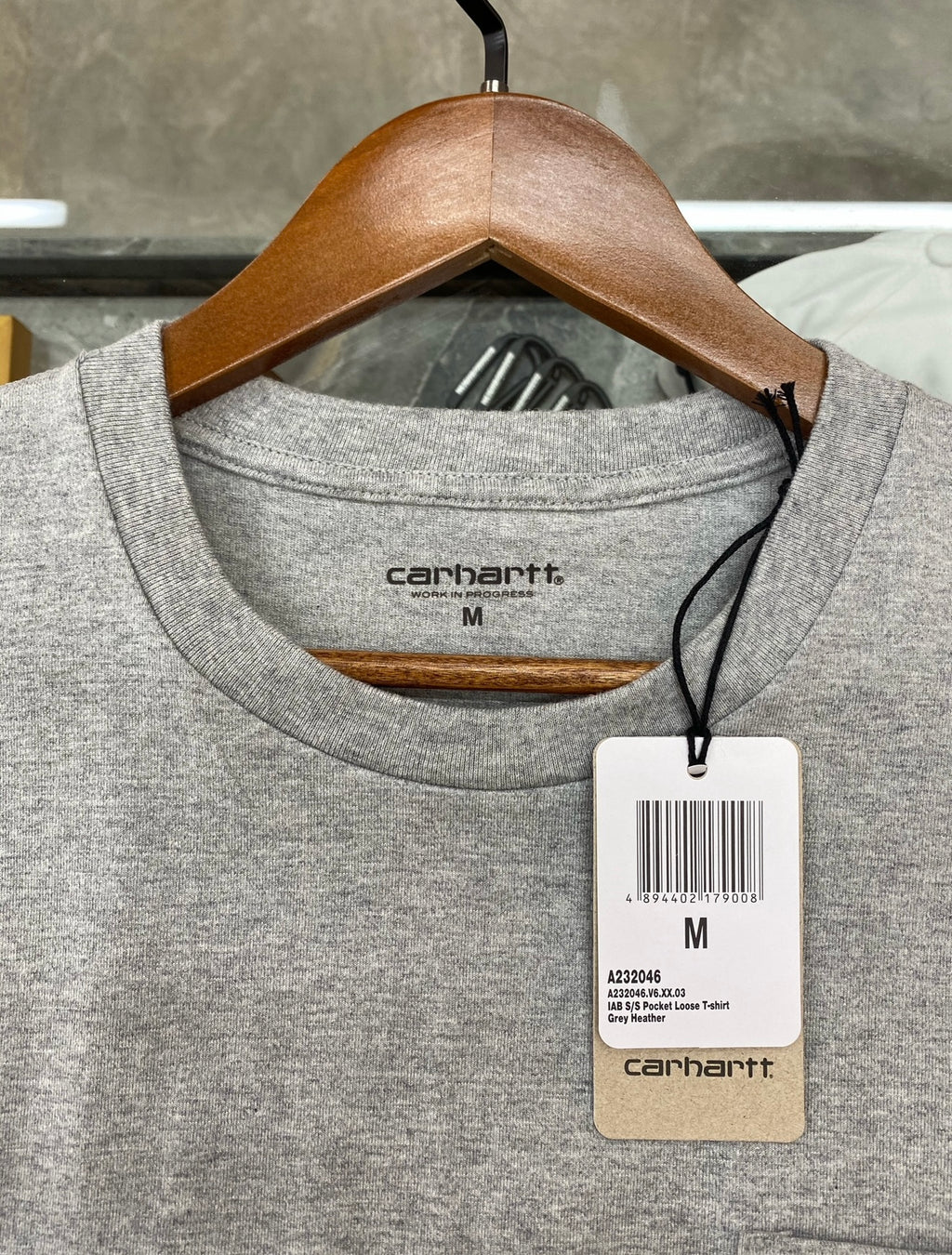 Carhartt WIP x IAB S/S Pocket Loose T-Shirt – Grey Heather