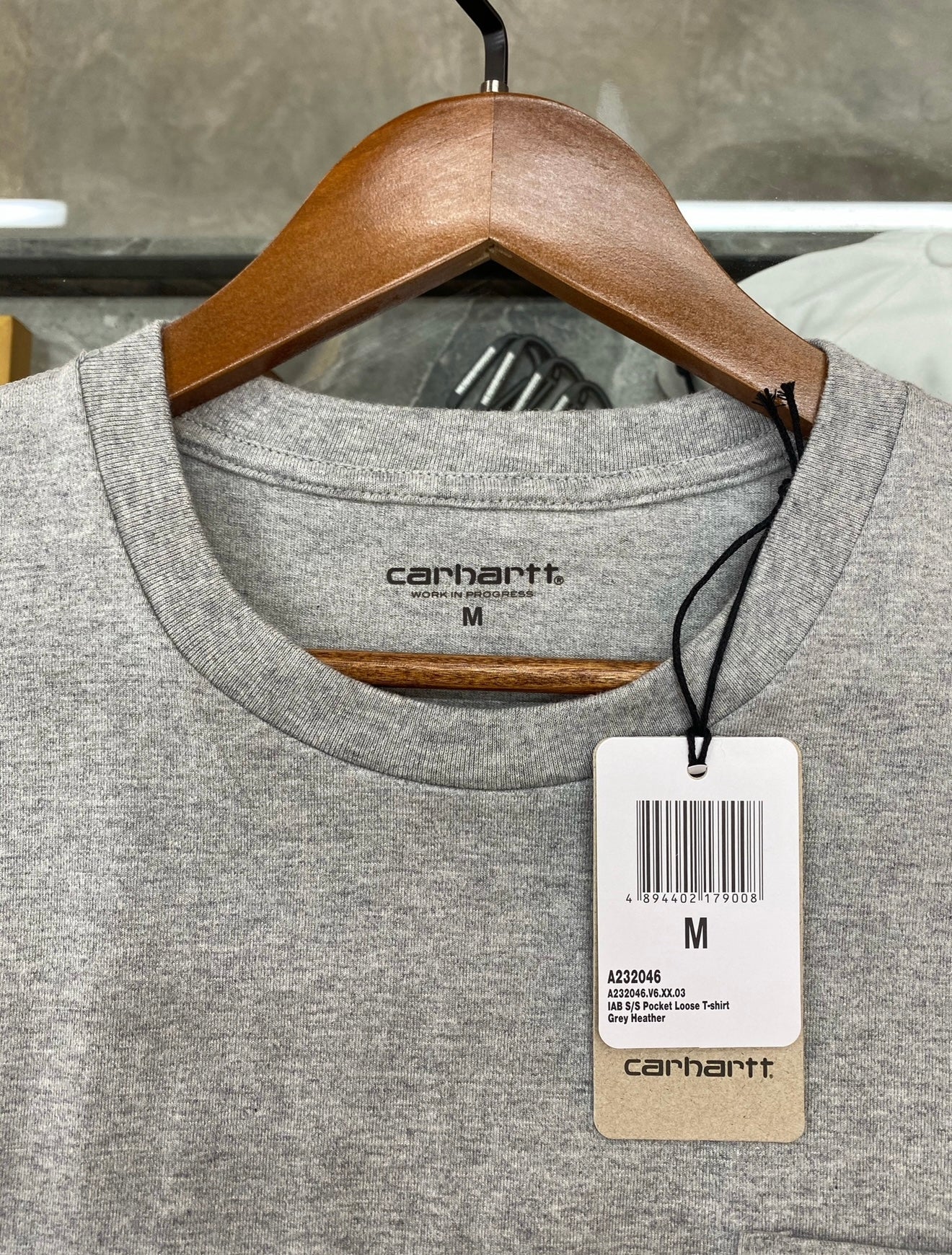 Carhartt WIP x IAB S/S Pocket Loose T-Shirt – Grey Heather