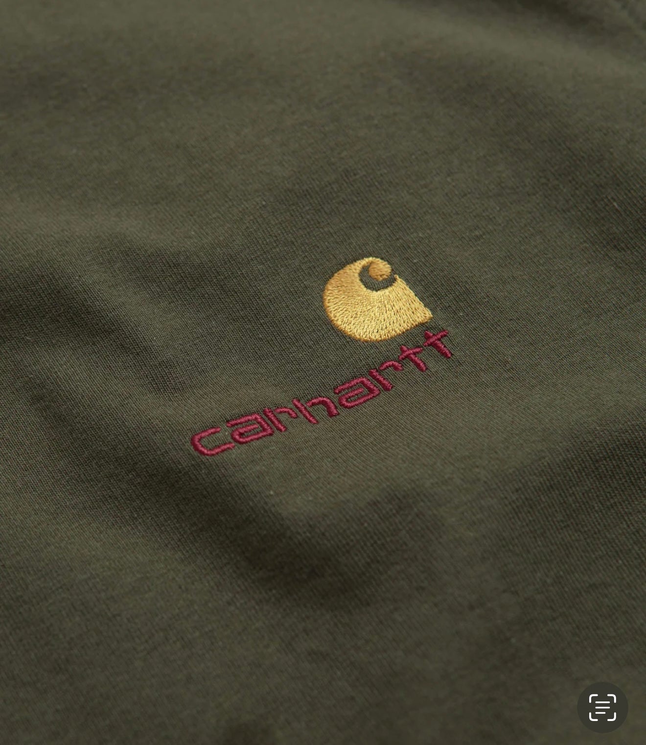 Carhartt WIP American Script T-Shirt – Cypress (Olive Green)