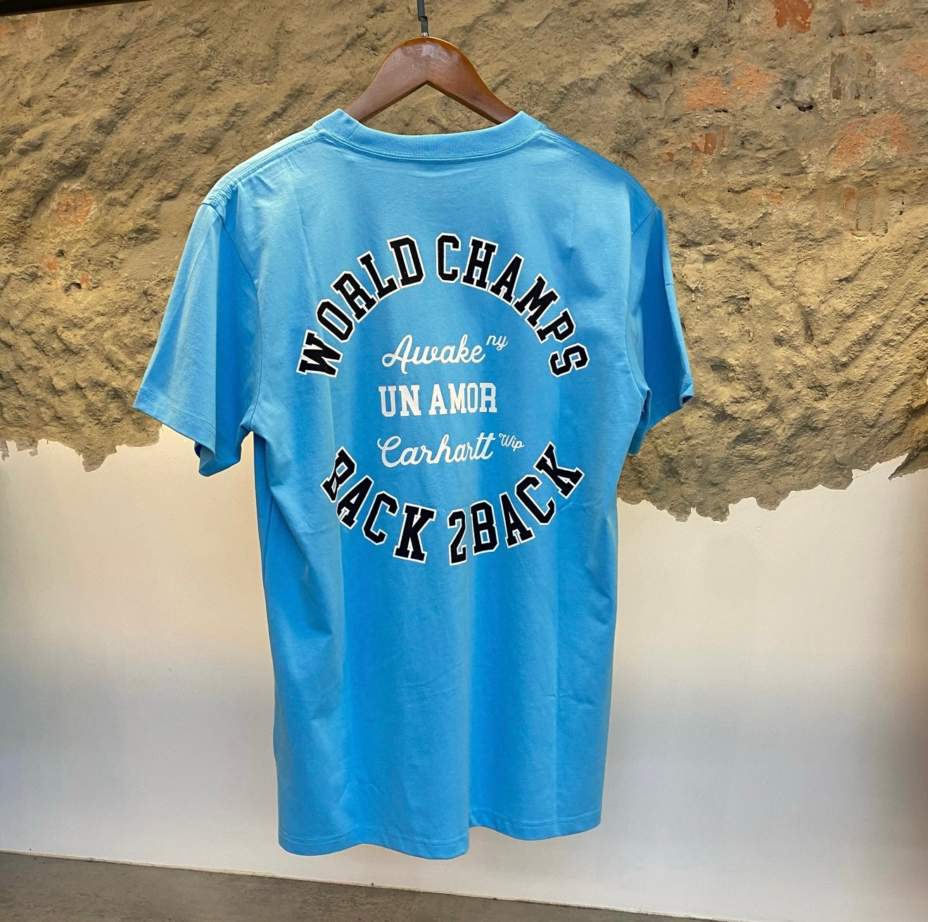 Carhartt WIP × Awake NY “World Champs Back 2 Back” Tee