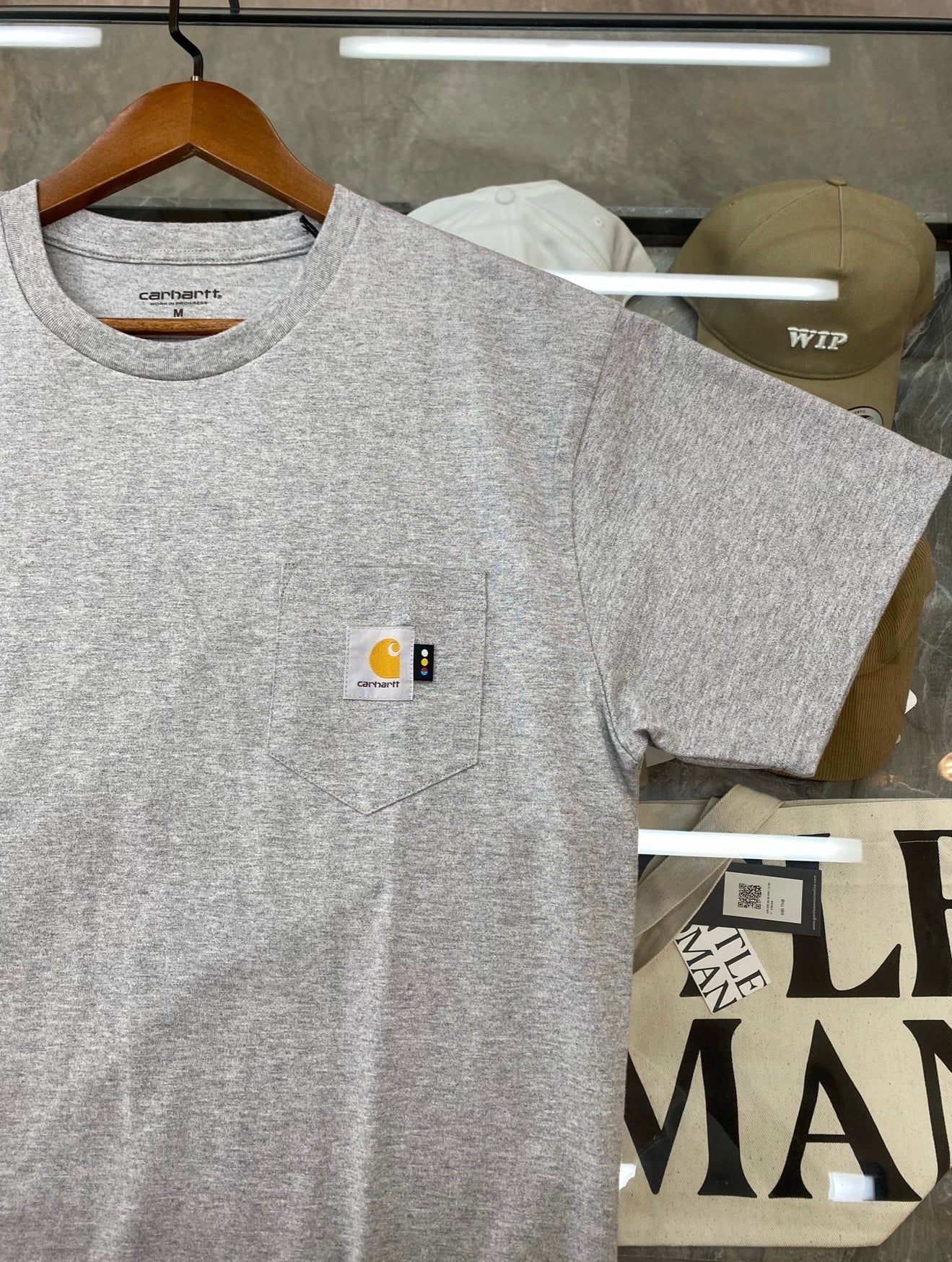 Carhartt WIP x IAB S/S Pocket Loose T-Shirt – Grey Heather