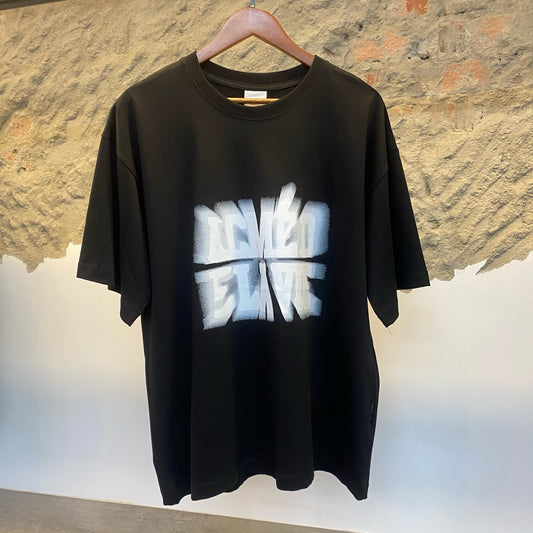 Acme De La Vie (ADLV) Spray Logo Oversized Tee – Black