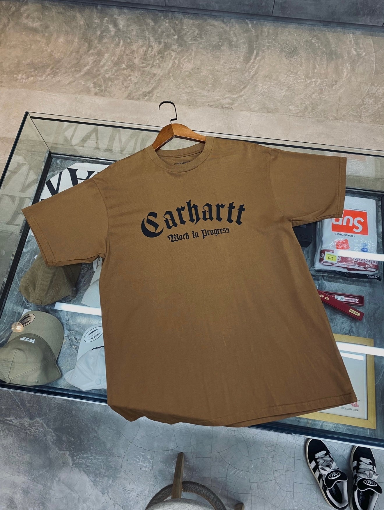 Carhartt WIP Onyx Short Sleeve Tee – Brown
