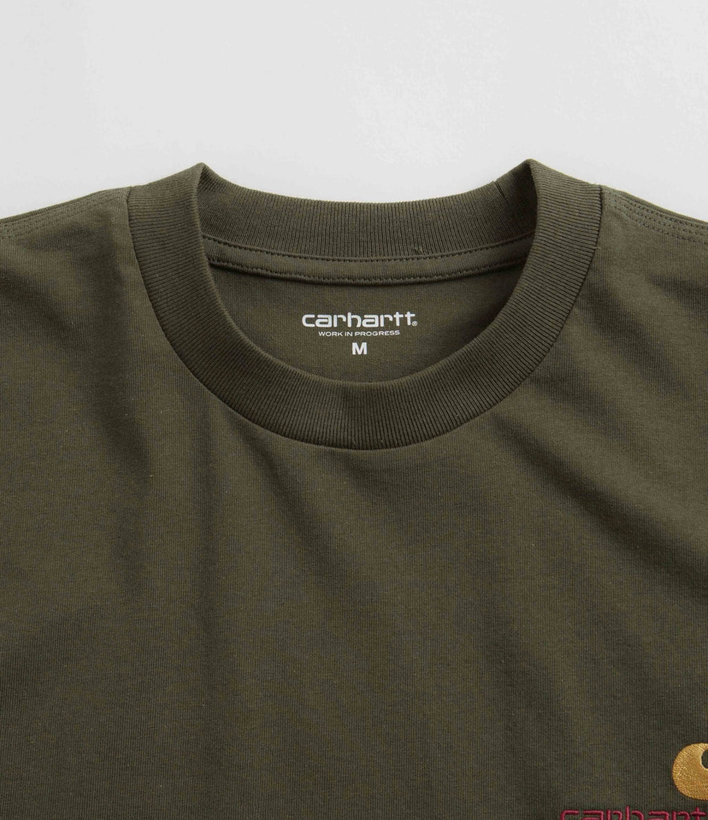 Carhartt WIP American Script T-Shirt – Cypress (Olive Green)