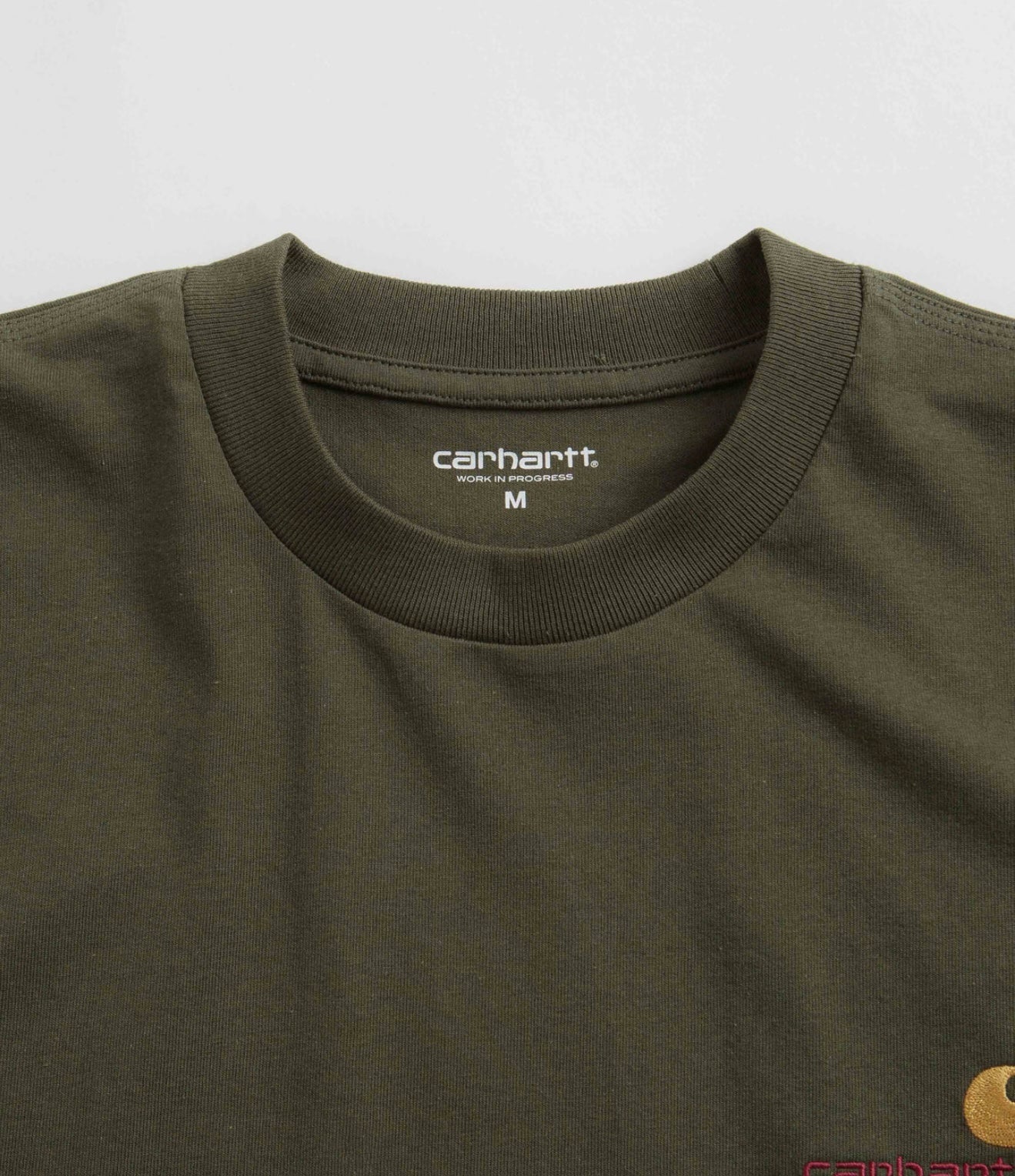 Carhartt WIP American Script T-Shirt – Cypress (Olive Green)