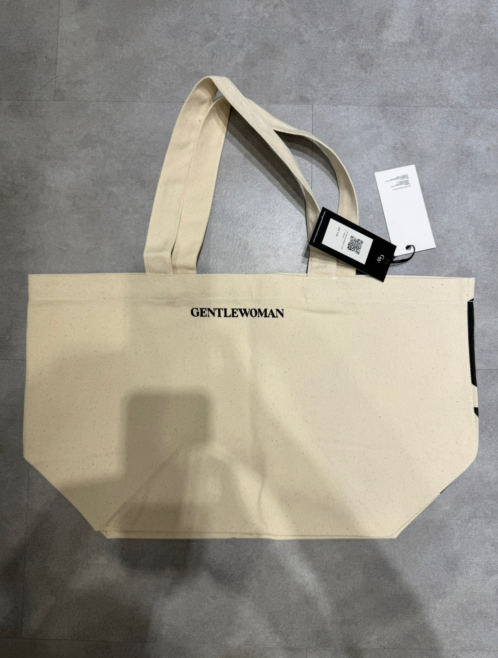 Gentlewoman Large Canvas Tote Bag – Beige