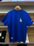 New Era LA Dodgers Splatter Logo Tee – Royal Blue (COOLERA® Edition)