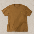 Carhartt WIP S/S Chase T-Shirt – Hamilton Brown / Gold