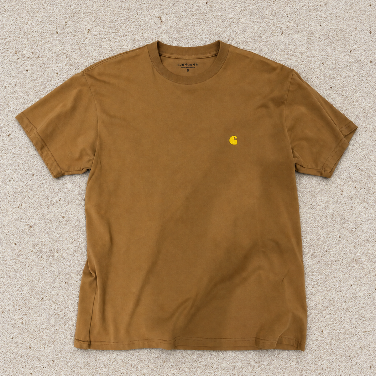 Carhartt WIP S/S Chase T-Shirt – Hamilton Brown / Gold