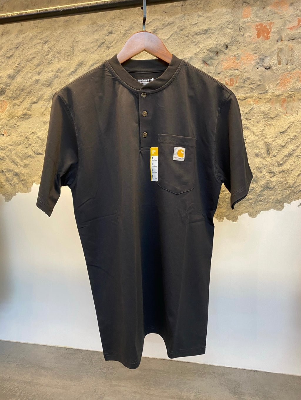 Carhartt Workwear Henley Pocket T-Shirt – Black