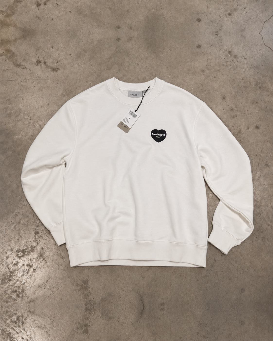 Carhartt WIP Heart Bandana Sweat – Stone Washed