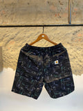Carhartt WIP Outline Shorts – Black Multiline Graphic