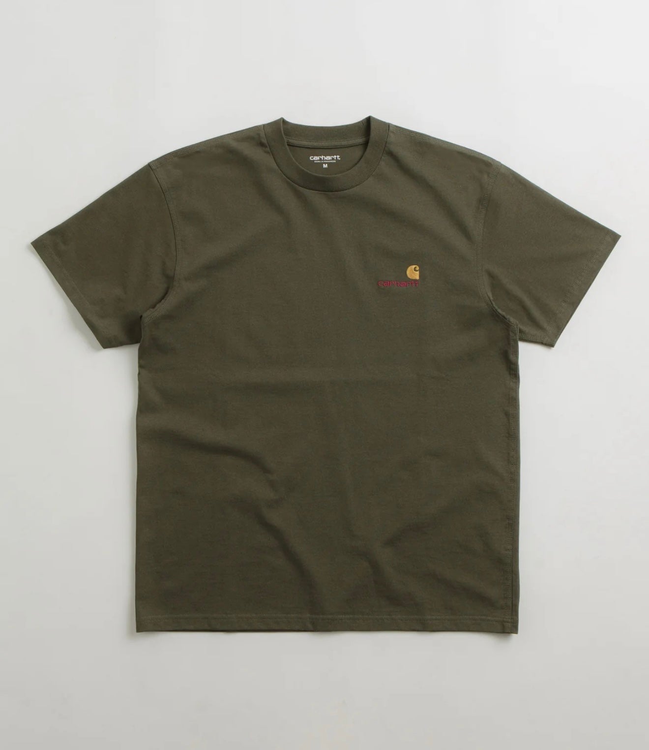Carhartt WIP American Script T-Shirt – Cypress (Olive Green)