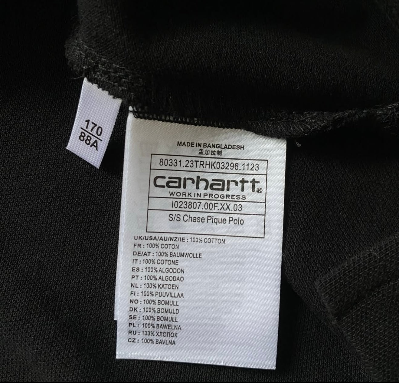 Carhartt WIP Chase Polo Tee