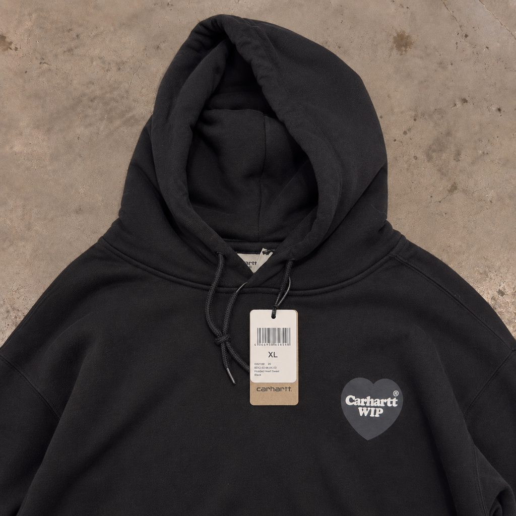 Carhartt WIP Hooded Heart Sweat – Black