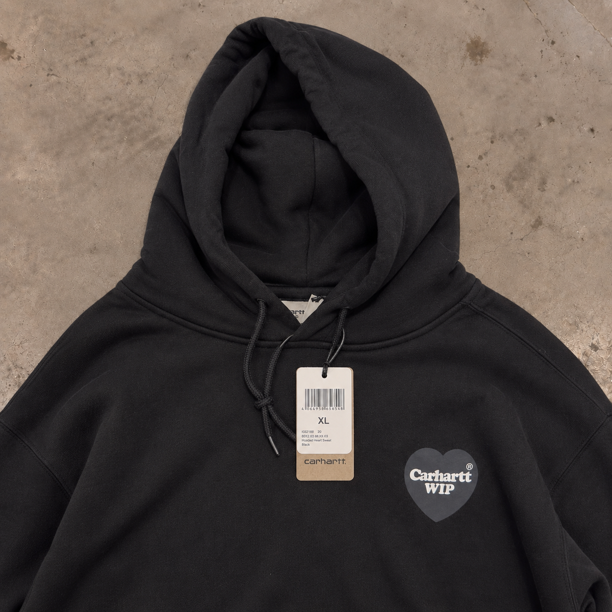 Carhartt WIP Hooded Heart Sweat – Black