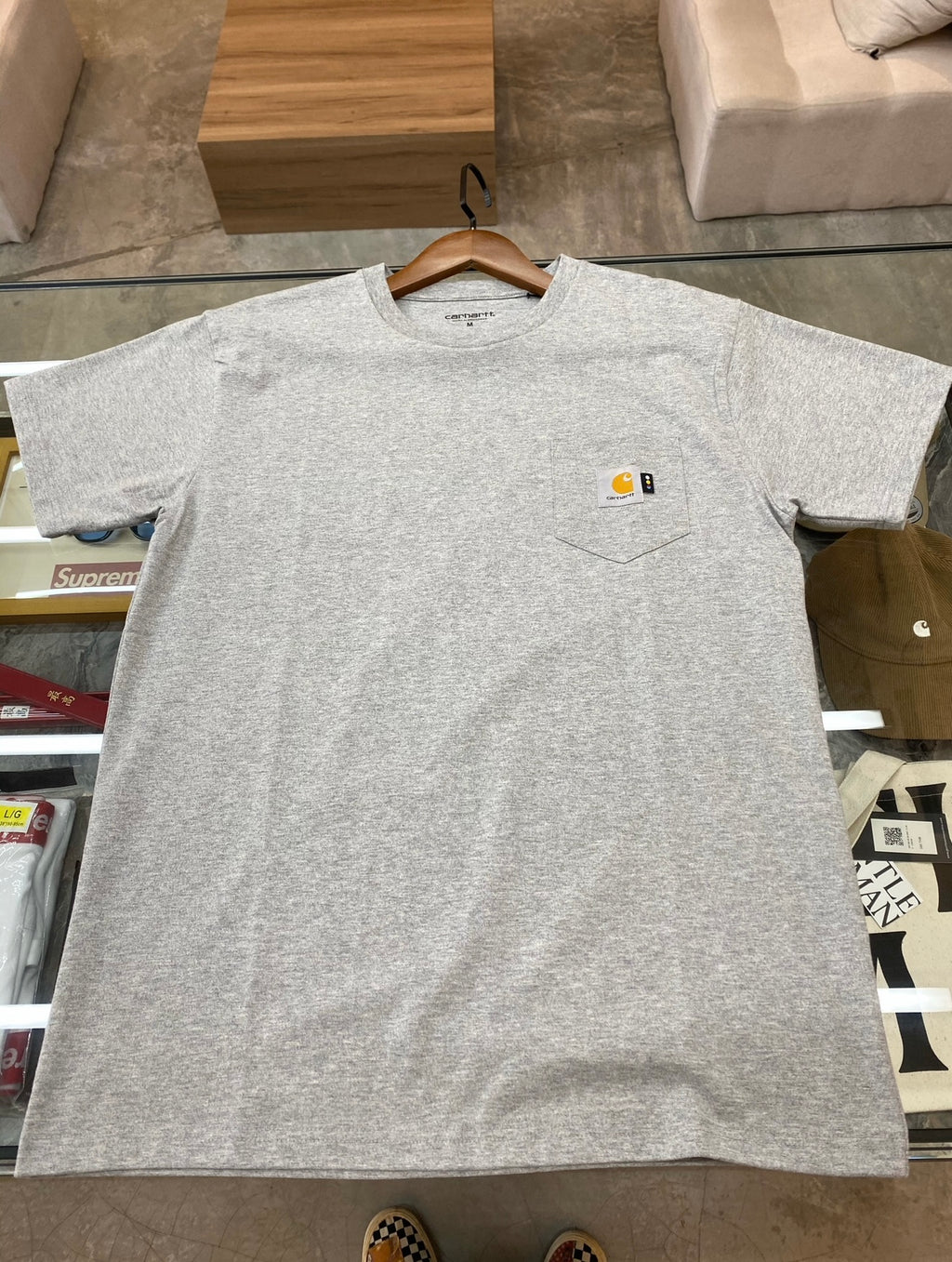 Carhartt WIP x IAB S/S Pocket Loose T-Shirt – Grey Heather
