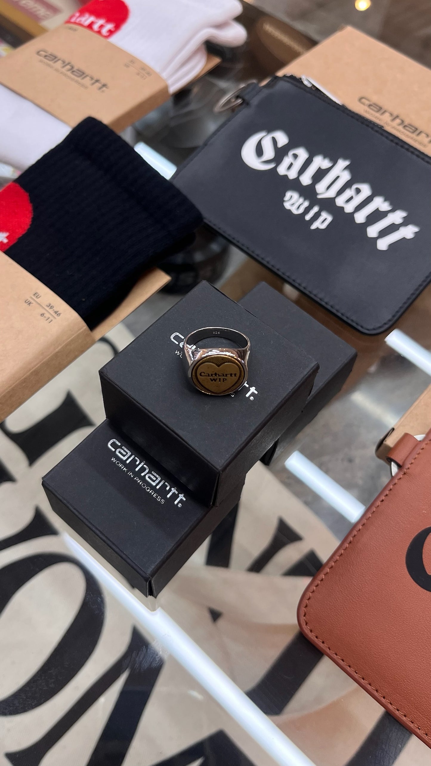 Carhartt WIP Heart Logo Ring – 925 Silver
