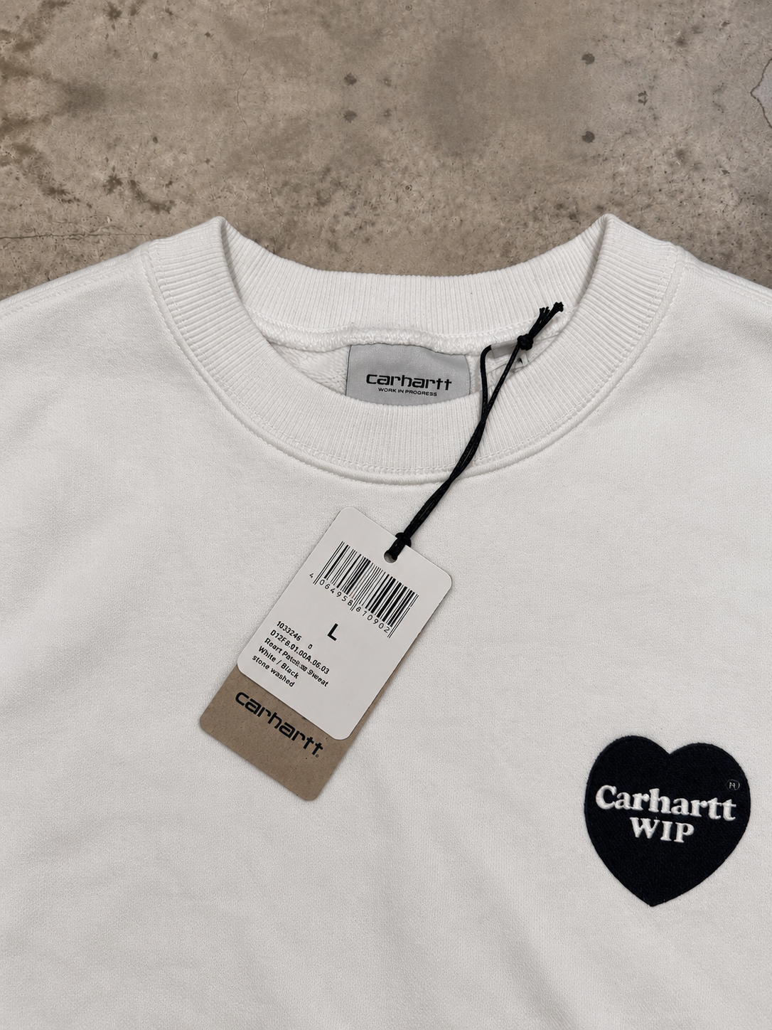 Carhartt WIP Heart Bandana Sweat – Stone Washed