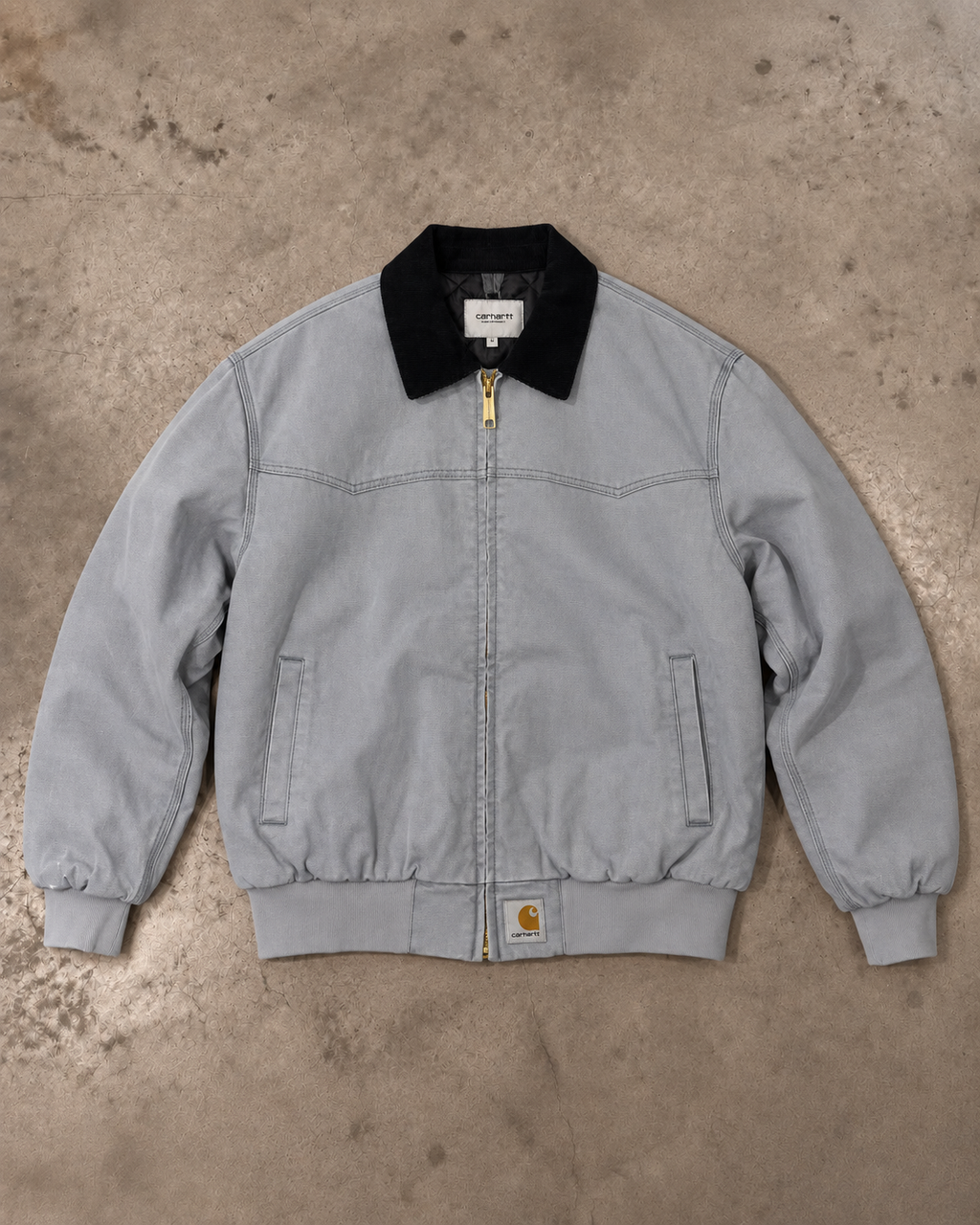 Carhartt WIP OG Santa Fe Jacket – Mirror / Black Aged Canvas