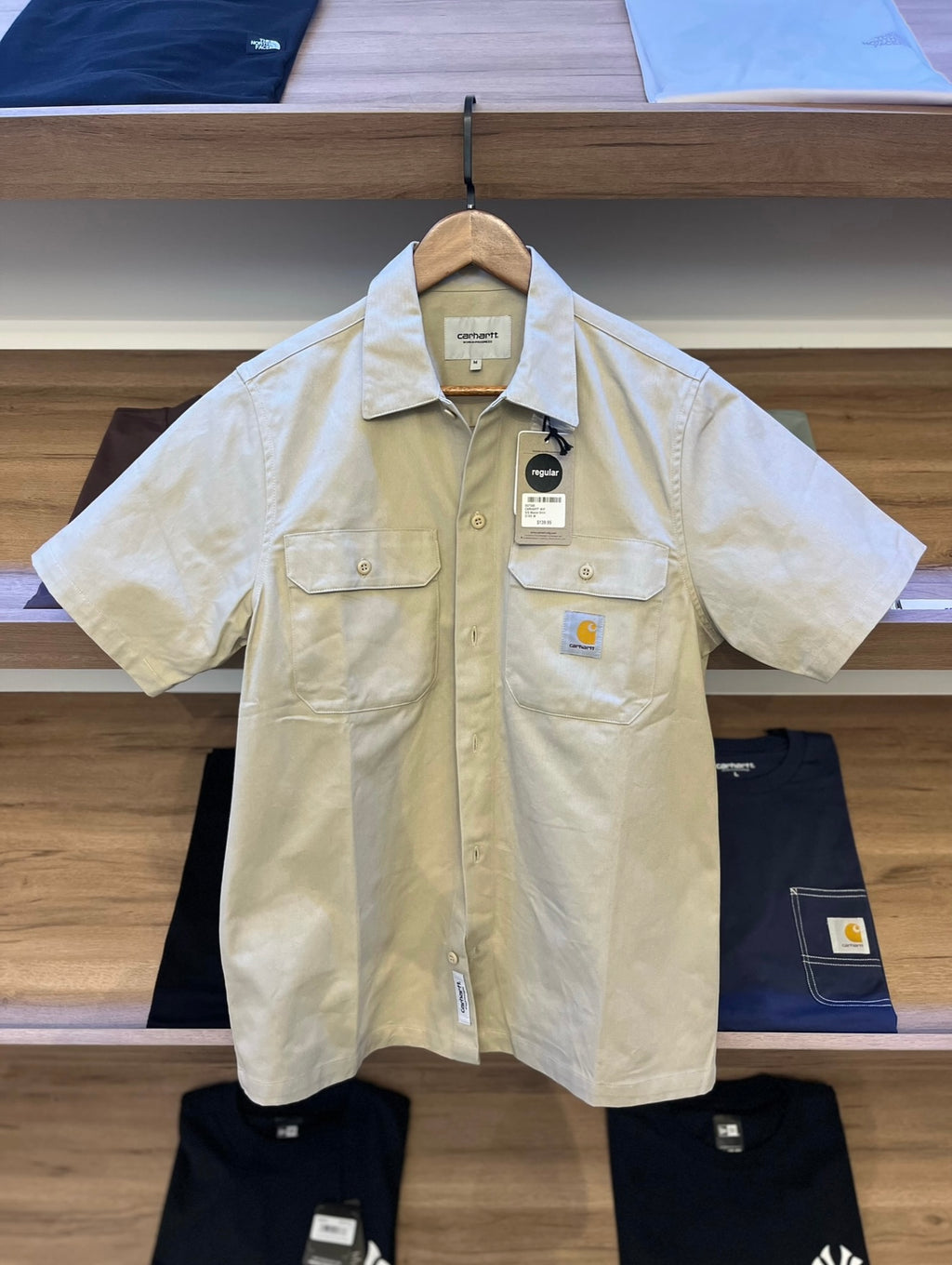 Carhartt WIP Master Shirt – Short Sleeve (Khaki)