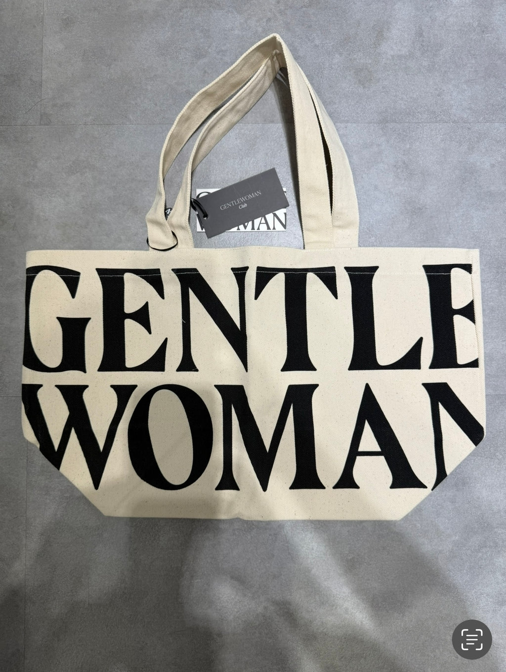 Gentlewoman Large Canvas Tote Bag – Beige