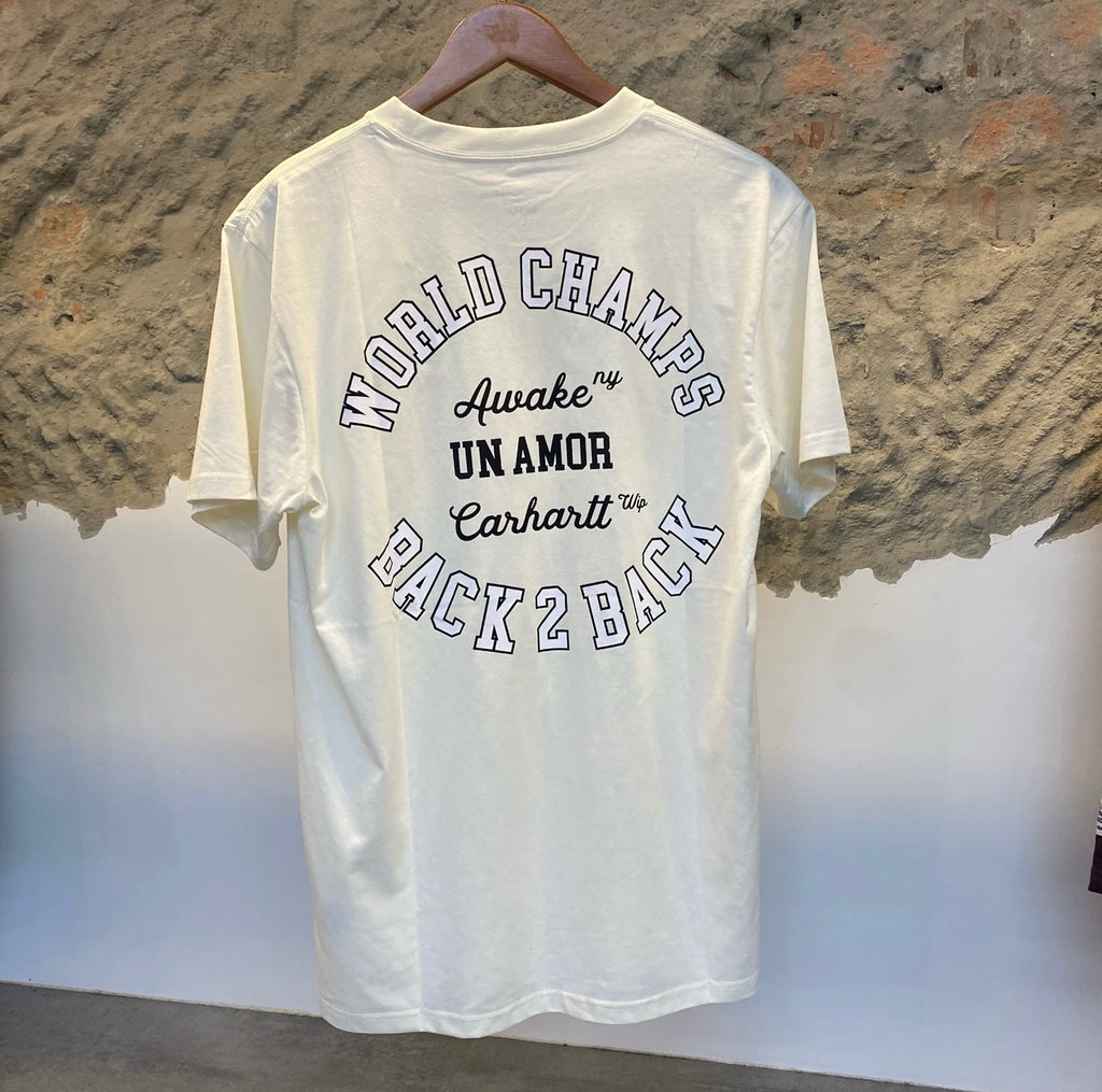 Carhartt WIP × Awake NY “World Champs Back 2 Back” Tee