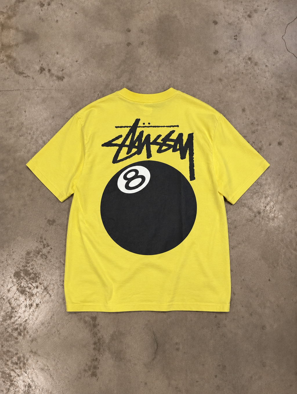 Stüssy 8 Ball Tee – Yellow
