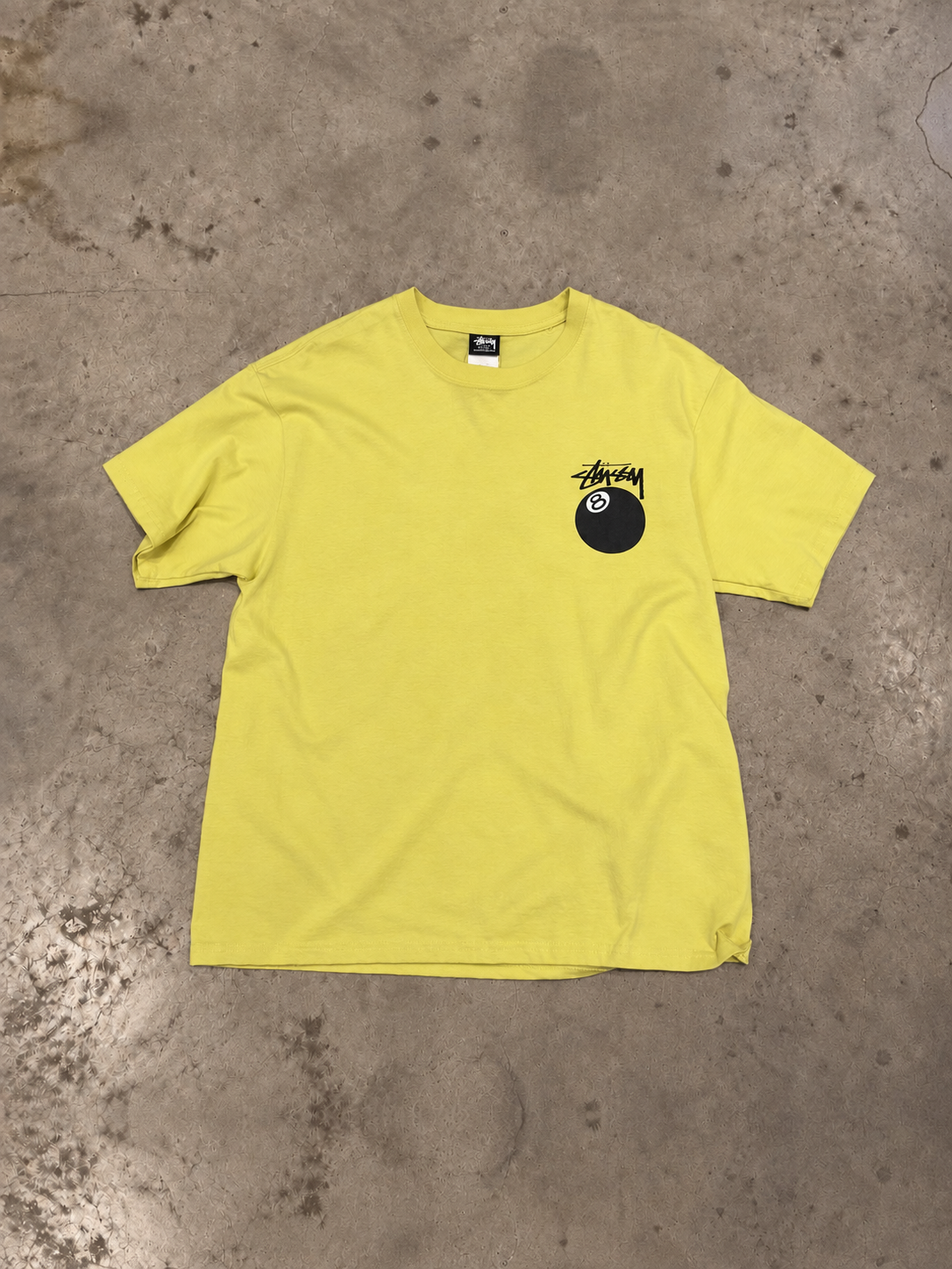 Stüssy 8 Ball Tee – Yellow