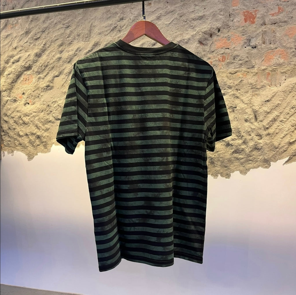 Carhartt WIP Scotty Stripe Chromo Pocket Tee – Green/Black