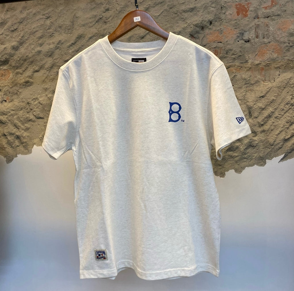 New Era Brooklyn Dodgers Heritage Tee – Coolera® Material – Off White