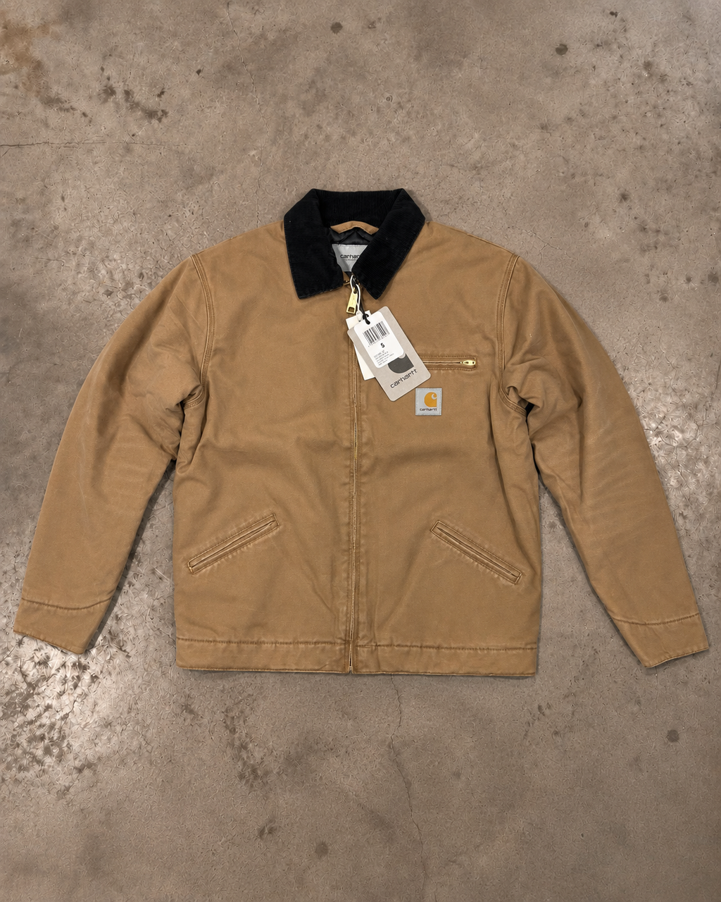 Carhartt WIP OG Detroit Jacket – Dusty Hamilton Brown / Black Aged Canvas