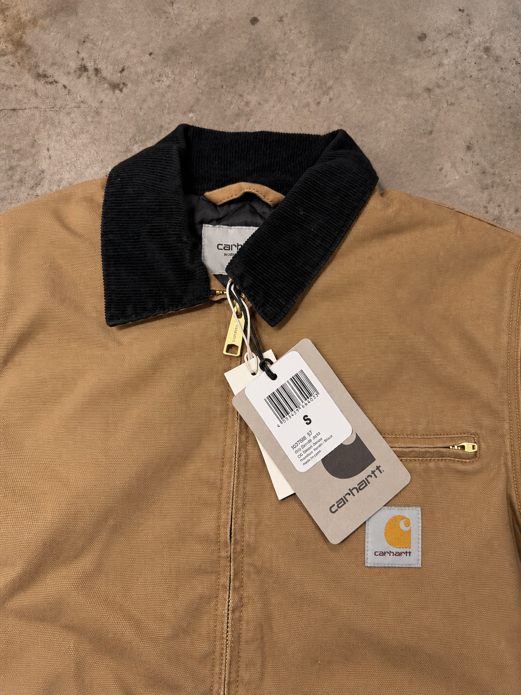 Carhartt WIP OG Detroit Jacket – Dusty Hamilton Brown / Black Aged Canvas