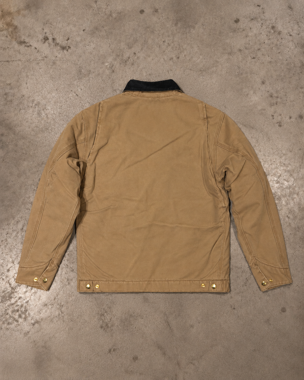 Carhartt WIP OG Detroit Jacket – Dusty Hamilton Brown / Black Aged Canvas