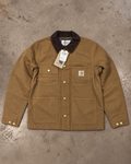 Carhartt WIP Michigan Coat Winter – Hamilton Brown / Tobacco Heavy Stone Wash