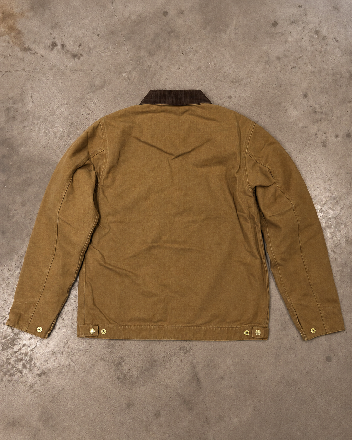 Carhartt WIP Detroit Jacket Winter – Hamilton Brown / Tobacco Heavy Stone Wash