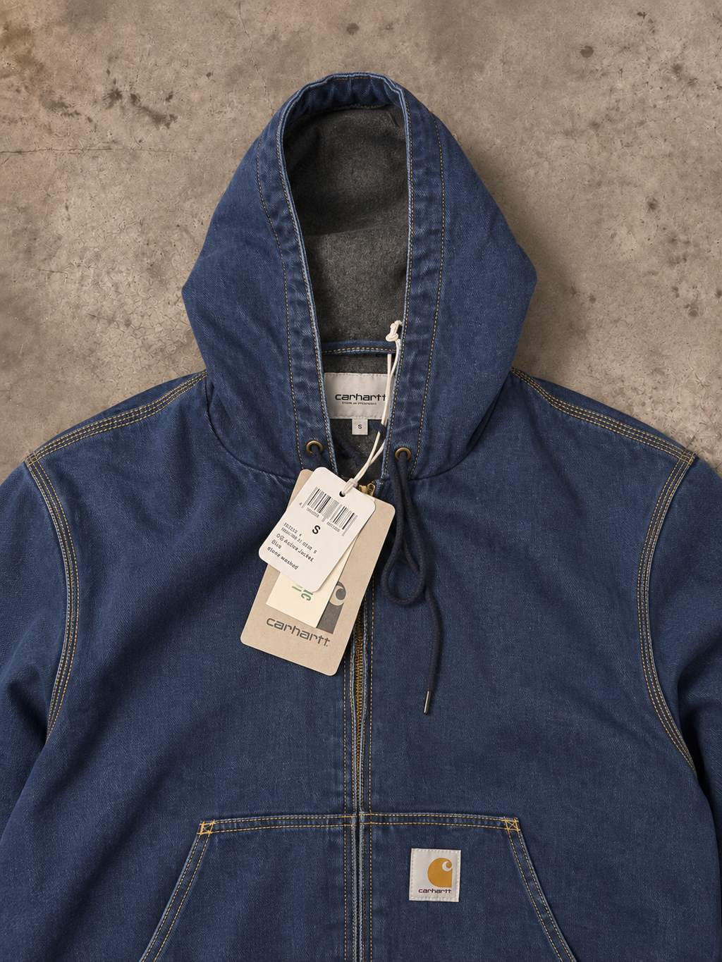 Carhartt WIP OG Active Jacket Winter – Blue Stone Washed
