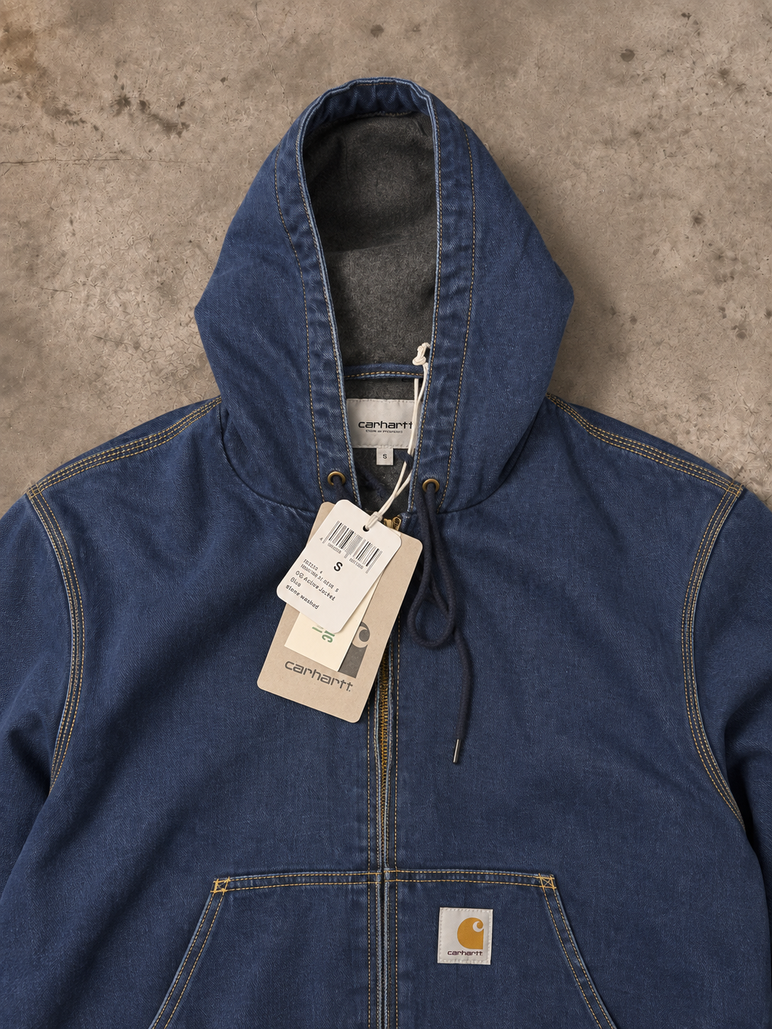 Carhartt WIP OG Active Jacket Winter – Blue Stone Washed
