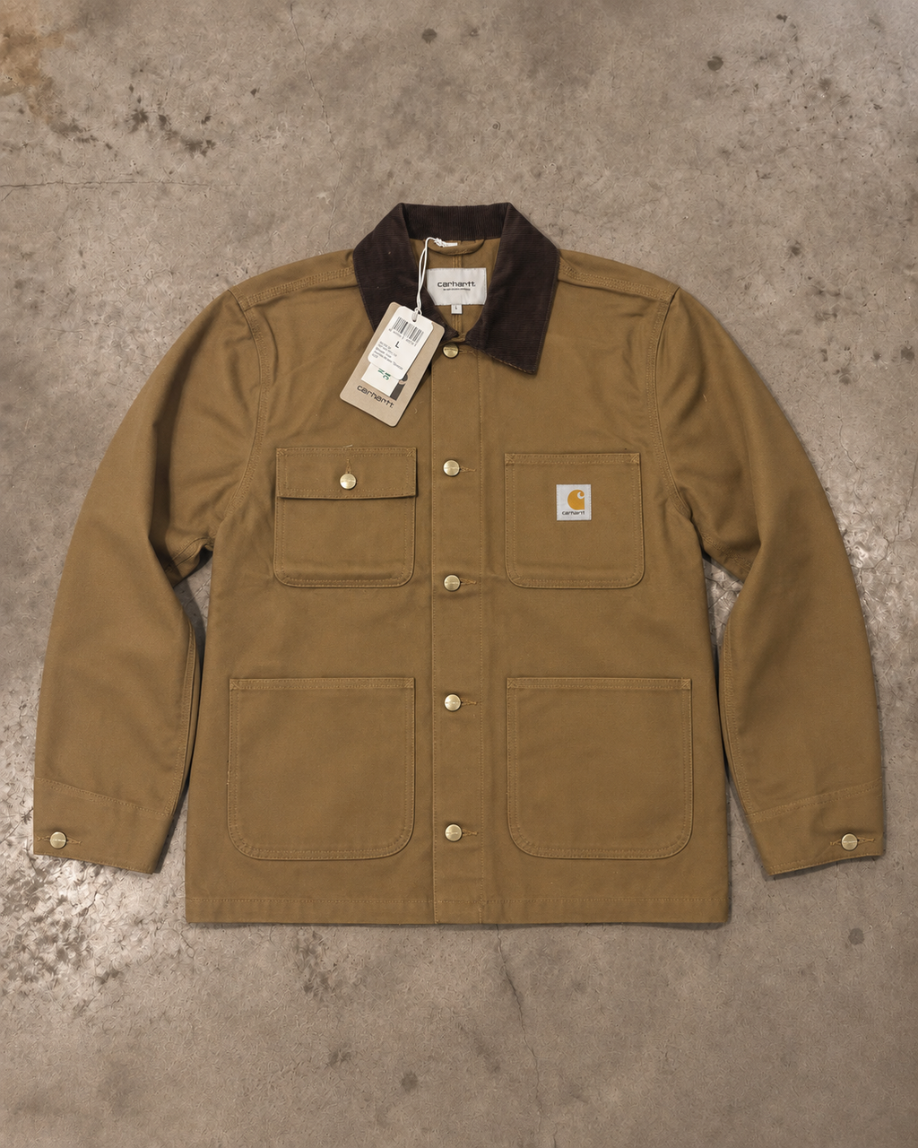 Carhartt WIP Michigan Coat – Hamilton Brown / Tobacco Rigid