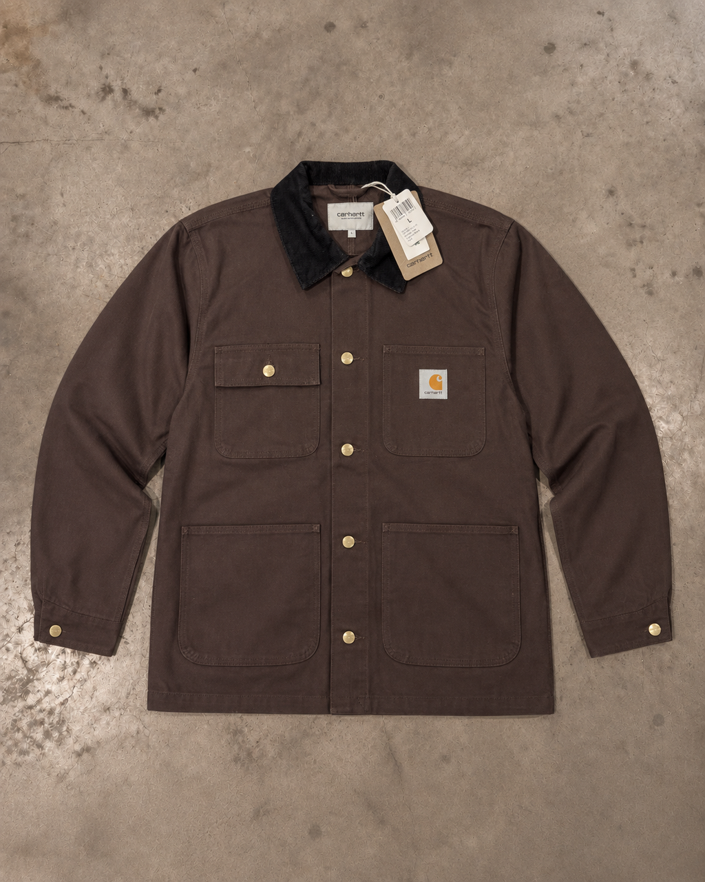 Carhartt WIP Michigan Coat – Tobacco / Black Rigid