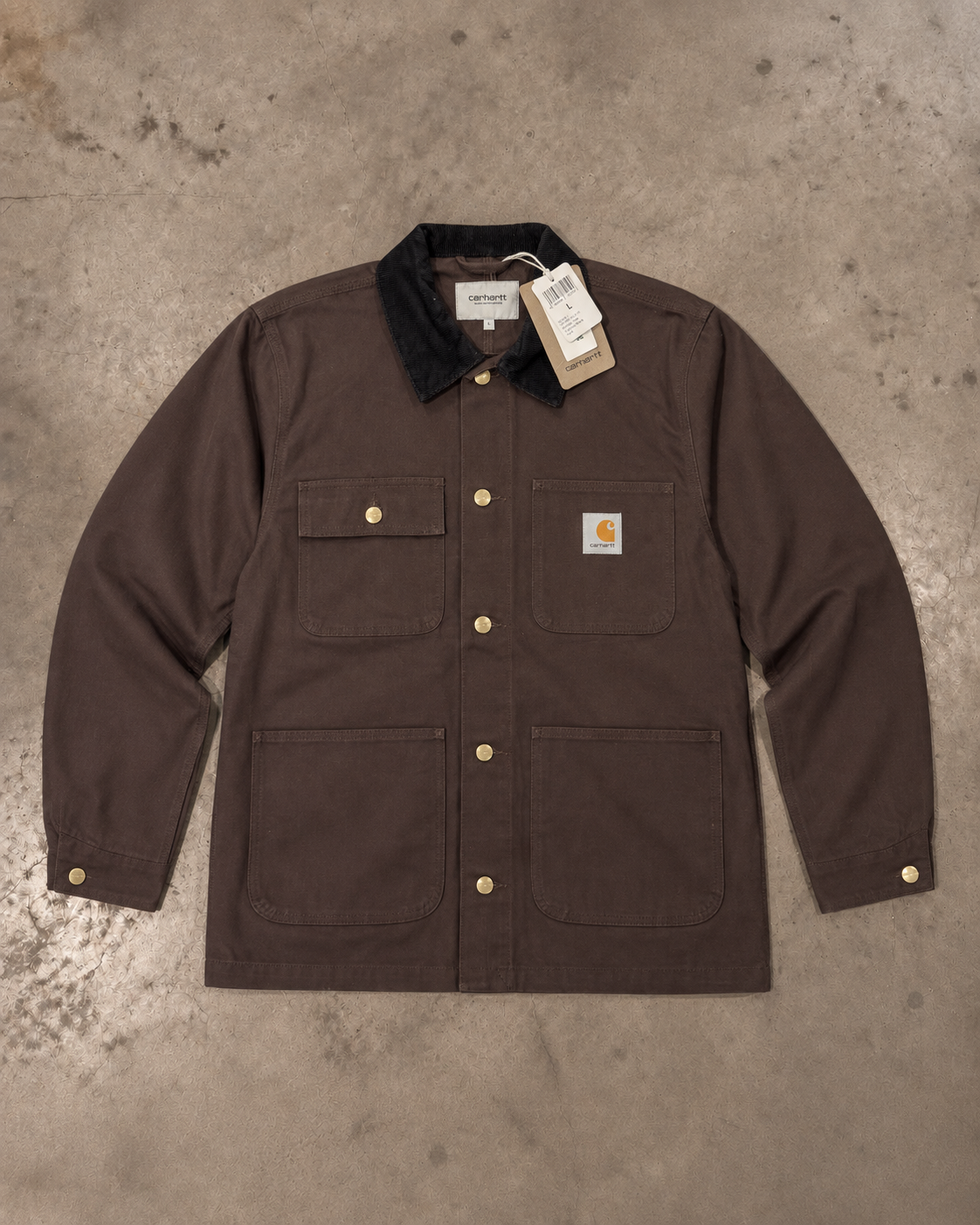 Carhartt WIP Michigan Coat – Tobacco / Black Rigid