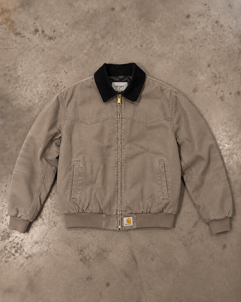 Carhartt WIP OG Santa Fe Jacket – Barista / Black Aged Canvas
