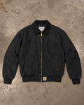 Carhartt WIP OG Santa Fe Jacket – Black / Black Aged Canvas