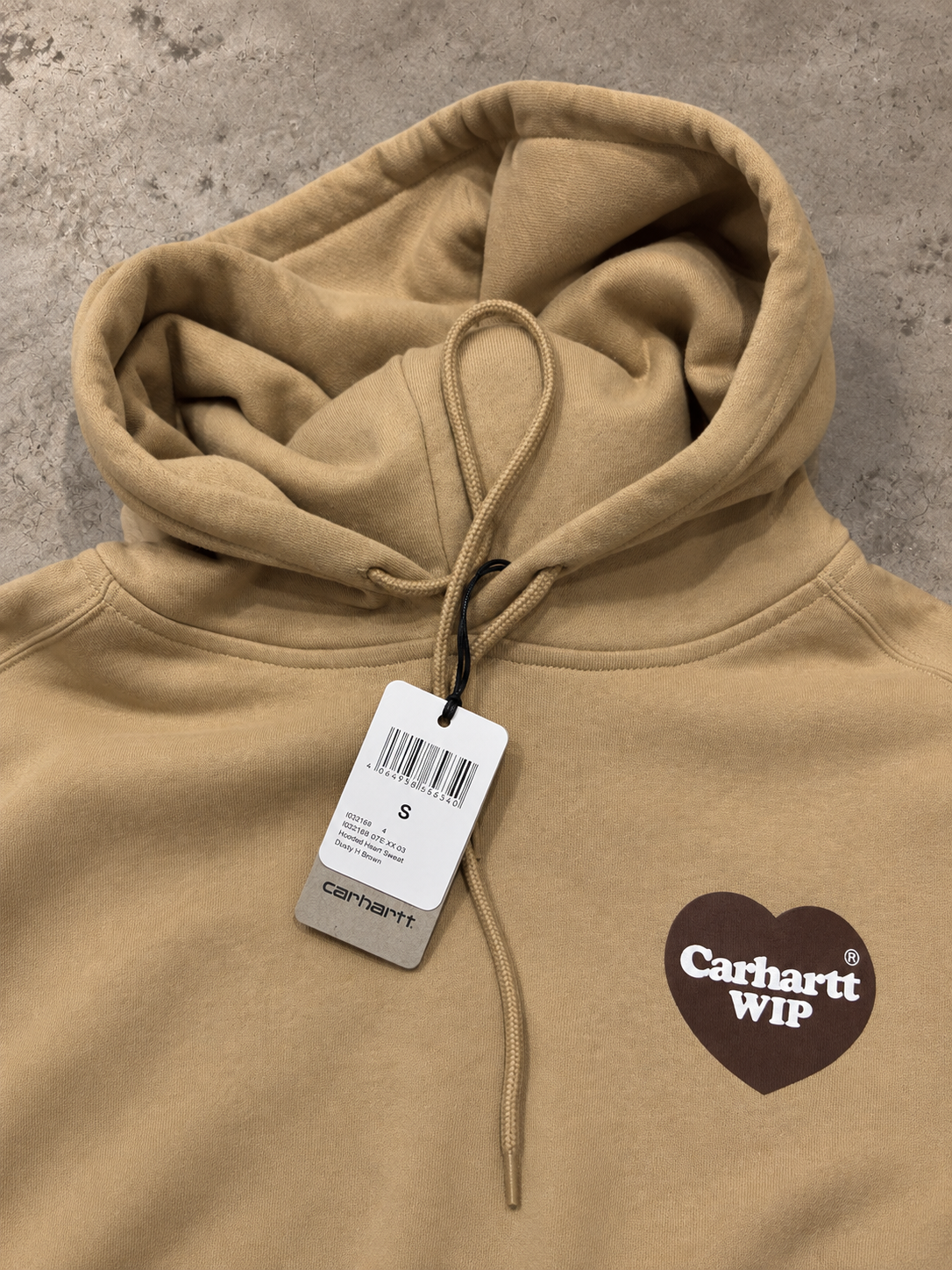 Carhartt WIP Hooded Heart Sweat – Dusty Hamilton Brown