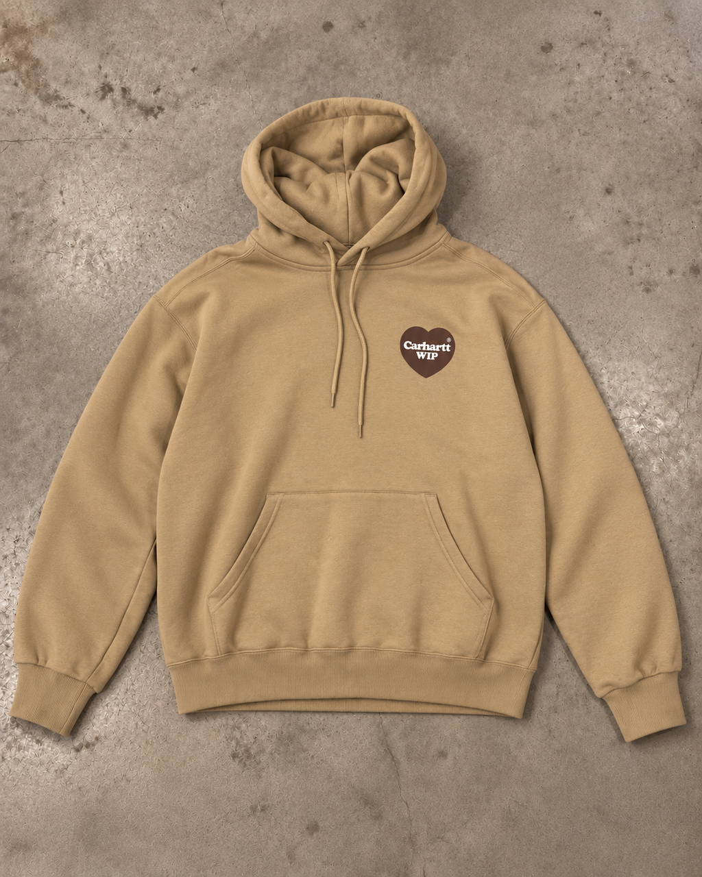 Carhartt WIP Hooded Heart Sweat – Dusty Hamilton Brown
