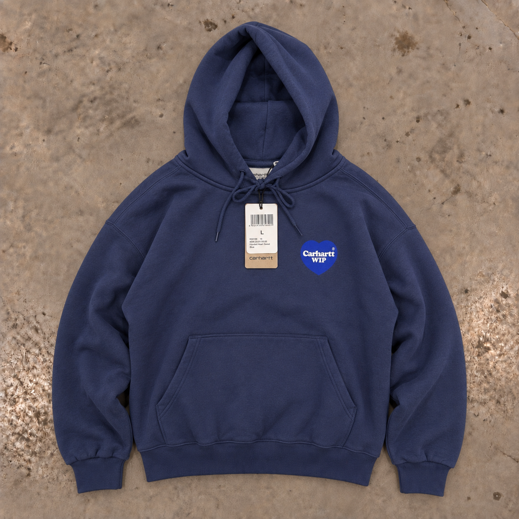 Carhartt WIP Hooded Heart Sweat – Blue