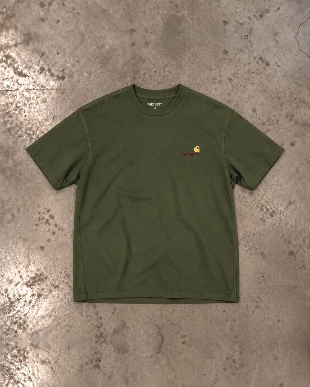 Carhartt WIP S/S American Script T-Shirt – Olive Green