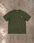 Carhartt WIP S/S American Script T-Shirt – Olive Green