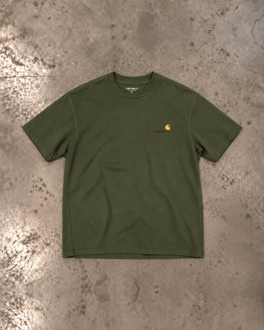 Carhartt WIP S/S American Script T-Shirt – Olive Green
